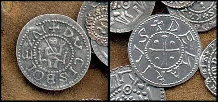 srebrna kopia denara Bolesława Krzywoustego  1107-1113r.
i napis na monecie: "Ducis Bolezlai" 
Słowa kluczowe: kopia denara Bolesława Krzywoustego