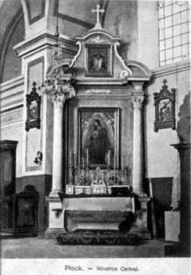 wnętrze płockiej Fary
1915r.

mylny opis oryginalnego zdjęcia
Słowa kluczowe: wnętrze płockiej cerkwi 1915r.