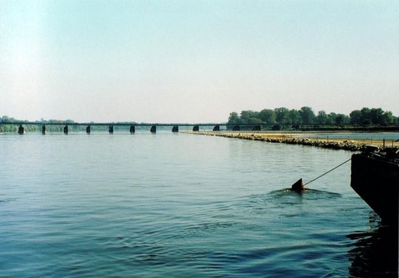 drewniany most w Wyszogrodzie na Wiśle
w ostatnim roku swojego 83-letniego żywota

