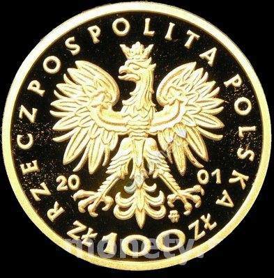 rewers monety 100-złotowej z Bolesławem Krzywoustym na awersie z 2001r.
znaleziono na stronach numizmatyków w sieci
