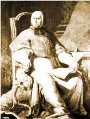 Andrzej Stanisław Załuski (1695-1758), biskup płocki 1723-1736
biskupstwo przyjął po wakacie po śmierci swojego stryja, biskupa płockiego  Bartłomieja Załuskiego
Słowa kluczowe: Andrzej Stanisław Załuski biskup płocki