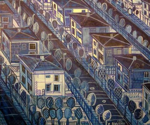 Osiedle Tysiąclecia
akwarela - Edward Dwurnik, 1996r.
Słowa kluczowe: Edward Dwurnik