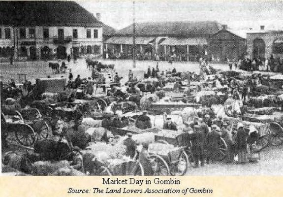 dzień targowy na rynku w Gąbinie
1910r.
Słowa kluczowe: rynek Gąbin 1910r.