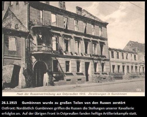 I Wojna Światowa
Gąbin,  styczeń 1915r.
Słowa kluczowe: I Wojna Światowa Gąbin 1915r.