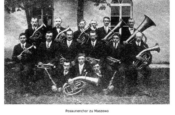 zespół instrumentów dętych
z Maszewa koło Płocka
Słowa kluczowe: zespół instrumentów dętych w Maszewie