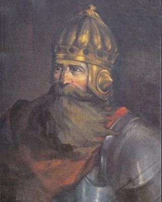 pierwszy i jedyny król Litwy Mendog odwiedził Płock w 1262r.
spalił Płock , a 23.VI.1262r. porwał Konrada syna księcia Siemowita I Mazowieckiego do dwuletniej niewoli (Siemowit został zamordowany)
Słowa kluczowe: Mendog, Płock,  Siemowit I