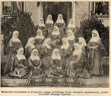 mateczka Kozłowska w otoczeniu chóru 
Mariawici w artykule zamieszczonym w piśmie Świat Nr 51 z 1908r.
Słowa kluczowe: Mariawici w artykule zamieszczonym w piśmie Świat Nr 51 z 1908r.