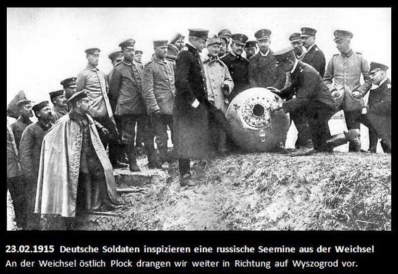 I Wojna Światowa
pokaz miny morskiej wyłowionej z Wisły
Słowa kluczowe: I Wojna Światowa mina morska wyłowiona z Wisły Niemcy