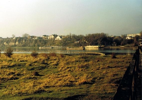 ostatnia panorama Wyszogrodu ze starego nieistniejącego mostu drewnianego
koniec XX wieku
Słowa kluczowe: panorama Wyszogrodu