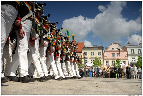 Obchody 3 maja na Rynku w Płocku
Piechota podczas musztry
