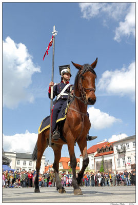 Obchody 3 maja na Rynku w Płocku
Konie również dobrze się prezentowały .... 

