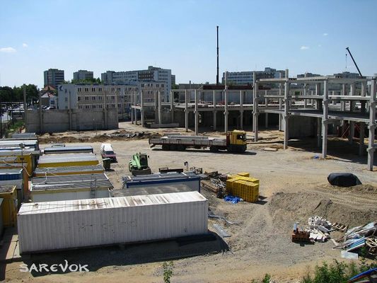 Budowa Galerii Mosty
Zdjęcie wykonane z biurowca PKS.
Słowa kluczowe: Galeria Mosty