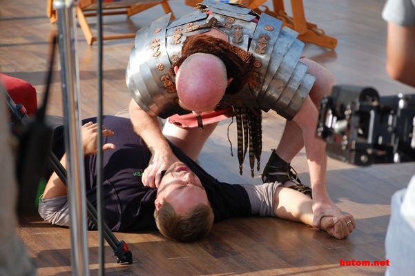 Na planie filmu "Fenomen"
