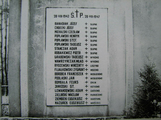 Pomnik w Słupnie
Słowa kluczowe: pomnik słupno