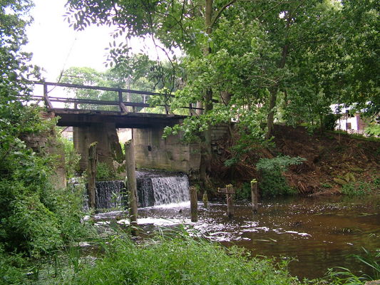 Most i jazy przy młynie w Wyszynie
