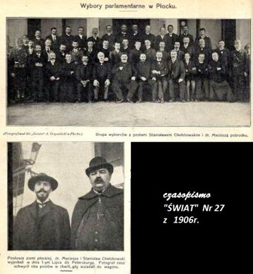 artykuł o Płocku
z 1906r.
Słowa kluczowe: artykuł Chełchowski Maciesza 1906r.