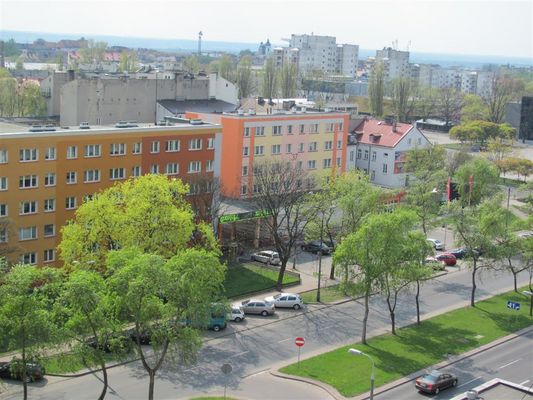 Fragment Alei Jachowicza oraz ulicy Nowy Rynek
