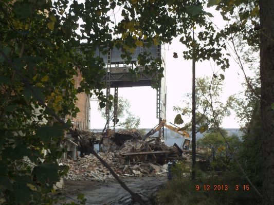 wyburzanie kotłowni Cotexu
