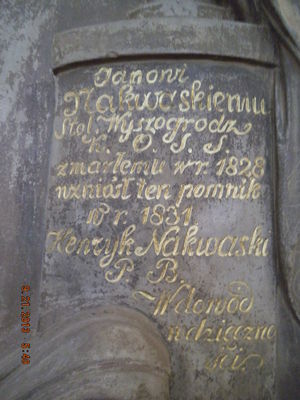 epitafium w kościele - Kępa Polska
